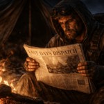SCAVENGER reading the Last Days Dispatch