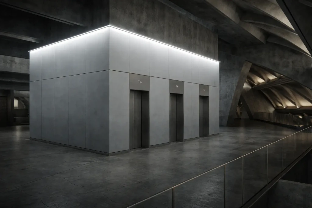 elevator bank