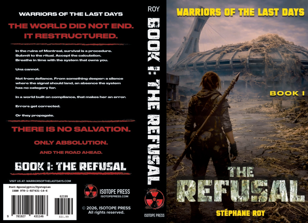 THE COVERS: Work in Progress image of the trade Paperback cover the The Refusal.