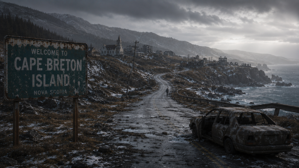 Post-Apocalyptic Fiction in Nova Scotia: An image of Cape Breton after the Bomb.